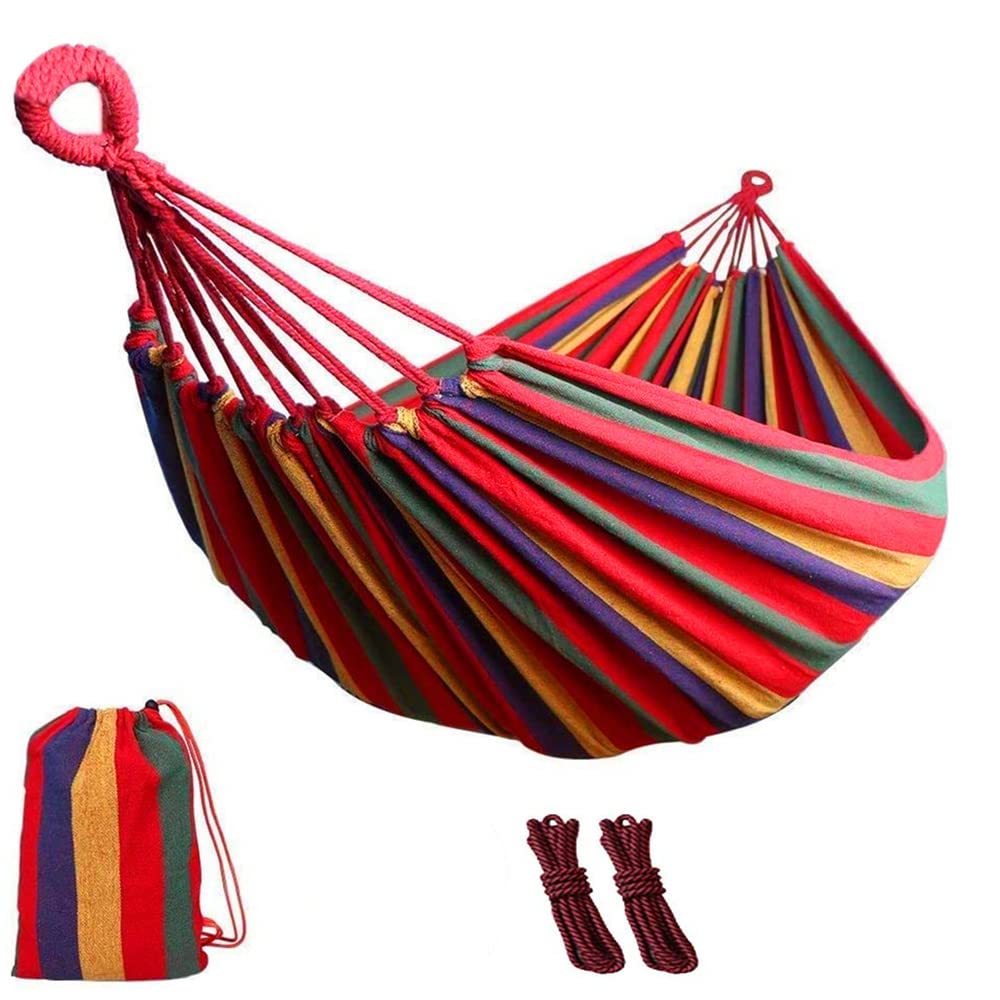 Outdoor amacas Garden Camping Hammock,Portable Hammock for Patio Yard Garden Backyard Porch Travel