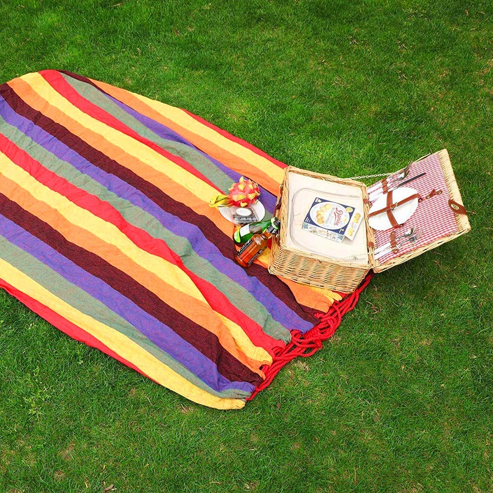 Outdoor amacas Garden Camping Hammock,Portable Hammock for Patio Yard Garden Backyard Porch Travel